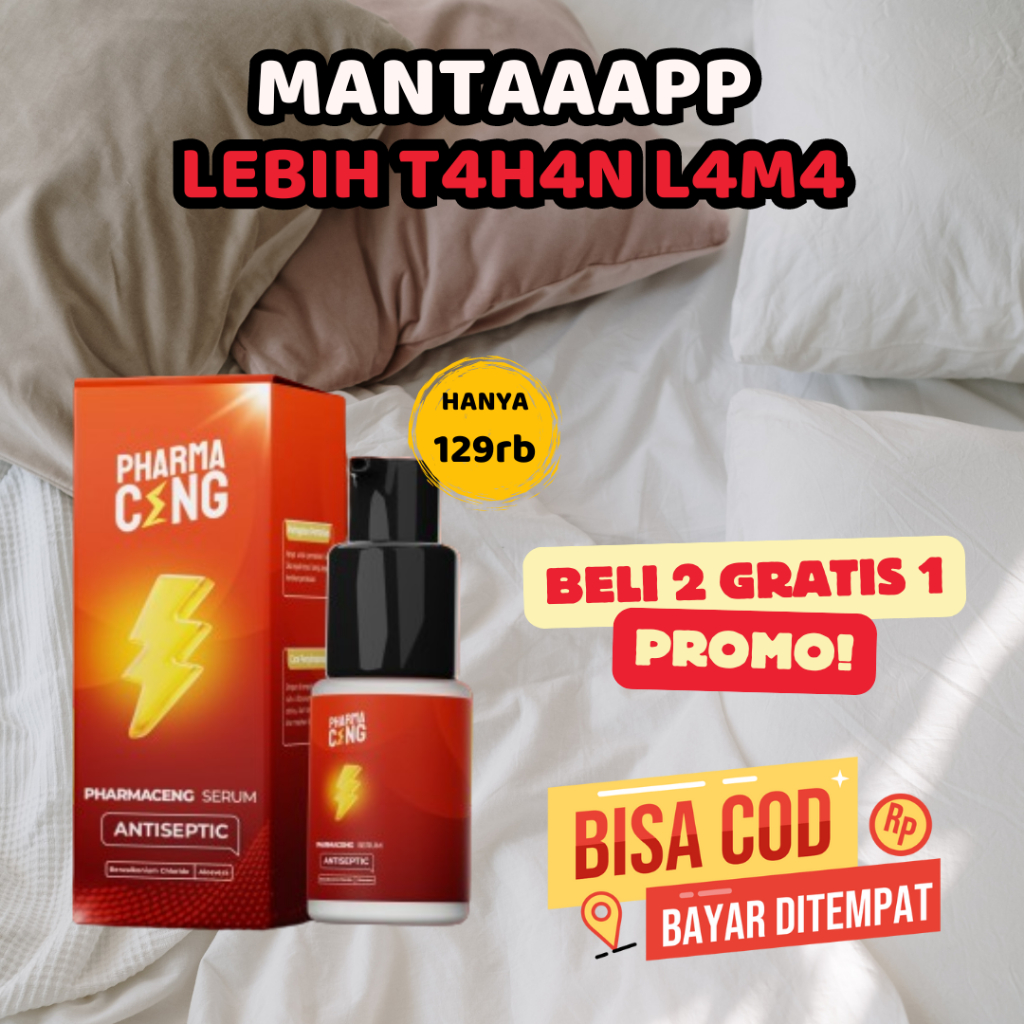 Pharmaceng Bikin urusan ranjang makin tahan lama (Herbal kuat oles)