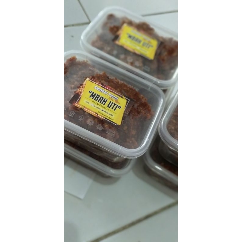 

(250 gram) Sambel Pecel Khas Blitar "Mbah Uti" HOMEMADE