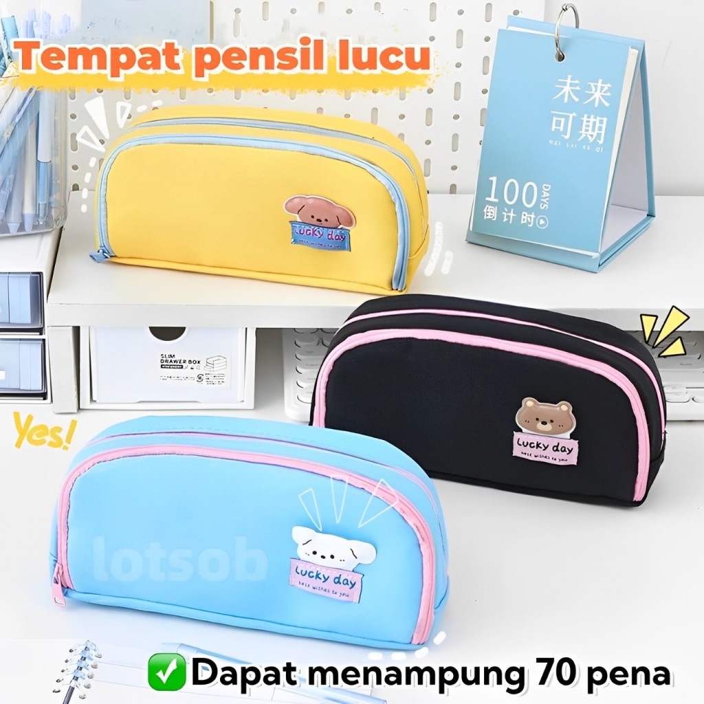 

【NEW】Kotak Pensil Lucu Tempat Pensil Anak perempuan Kapasitas Besar Pouch untuk Anak Sekolah Tas Penyimpanan
