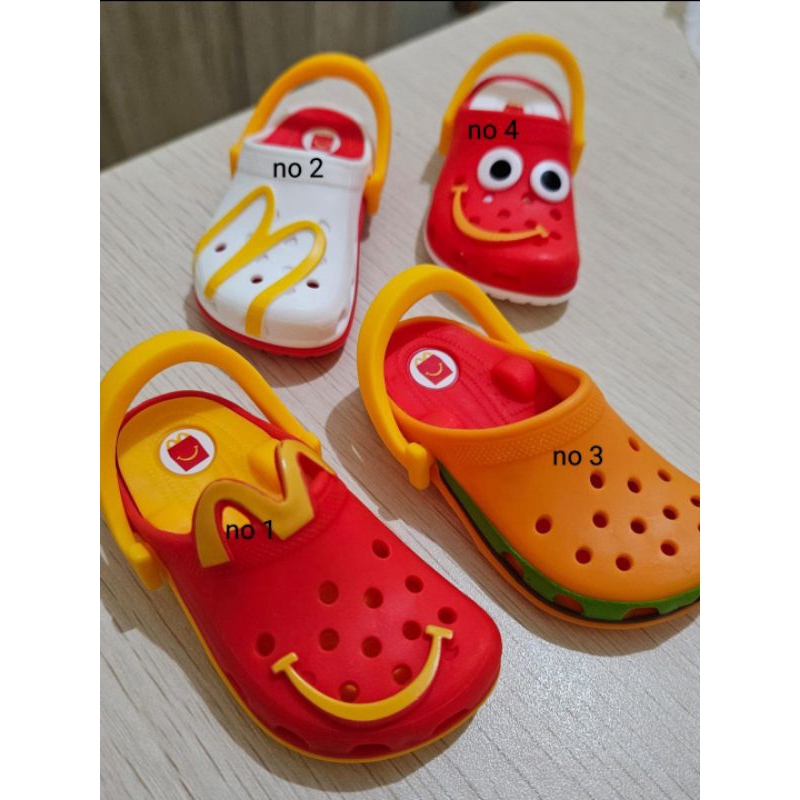 Happy meal mcdonald crocs