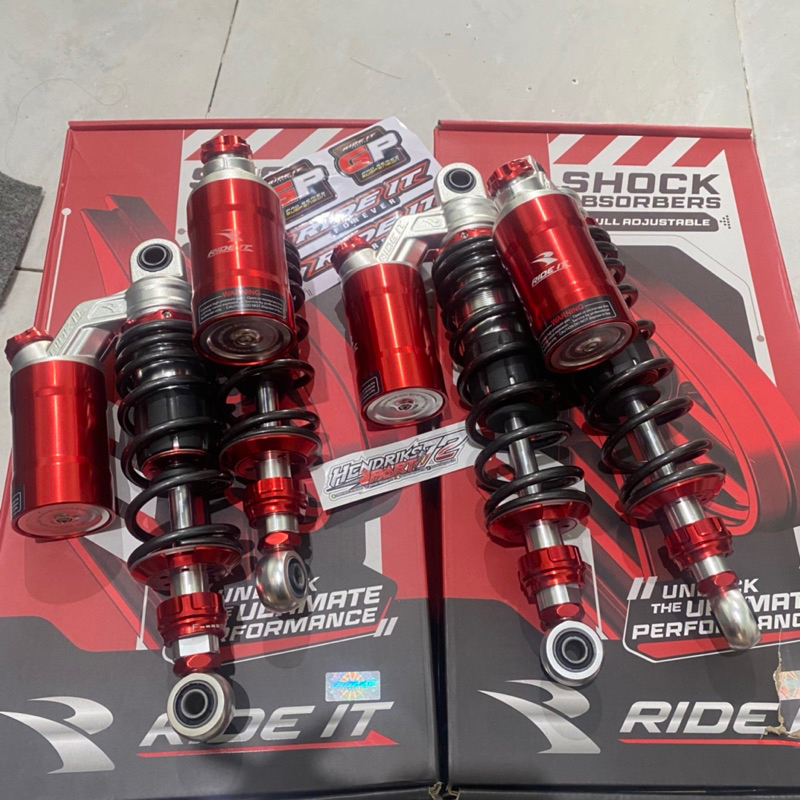 SHOCK SKOK TABUNG BELAKANG RIDE IT GP NEW EXTREME  DOUBLE CLICK SIZE 280/320