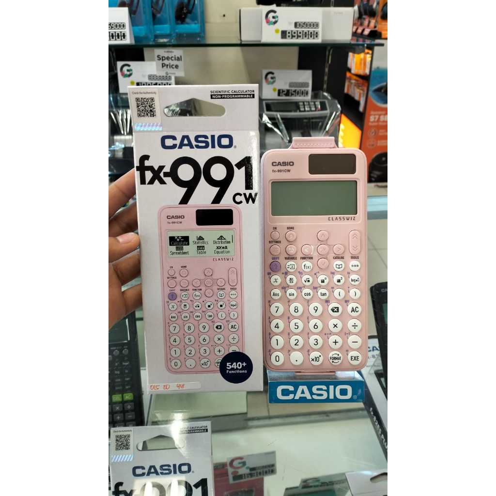 

Gramedia - CASIO CAL FX 991 CW PINK