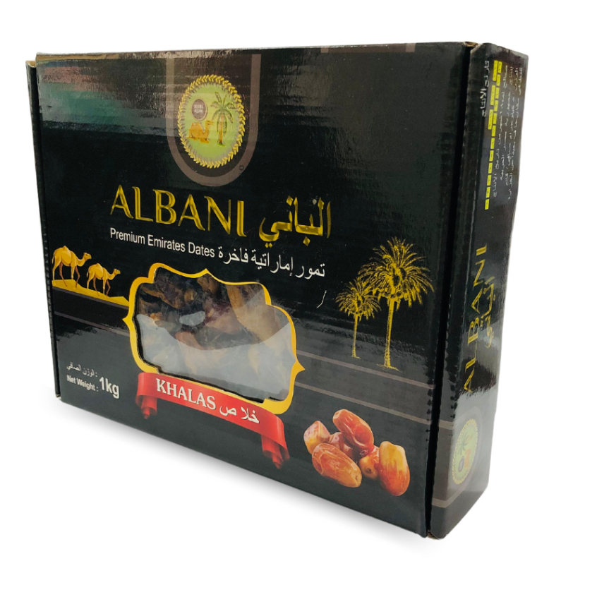 

KURMA DATE CROWN KHALAS PREMIUM AL-BANI 1KG ORIGINAL | KURMA KHALAS PREMIUM | KURMA KERING - OLEH OLEH HAJI