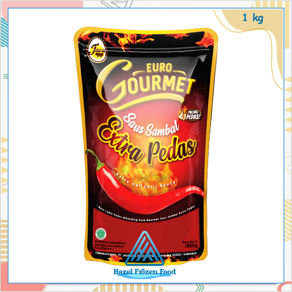 

Euro Gourmet Saus Sambal Extra Pedas 1 kg Karawang