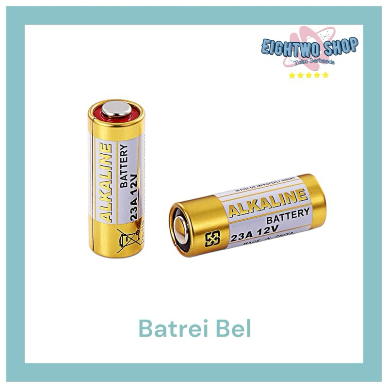 Baterai Alkaline 23A 12V / Batu Batre 12 Volt Battery Mini A23 Batrei Batrai Kering Untuk Bell Pintu