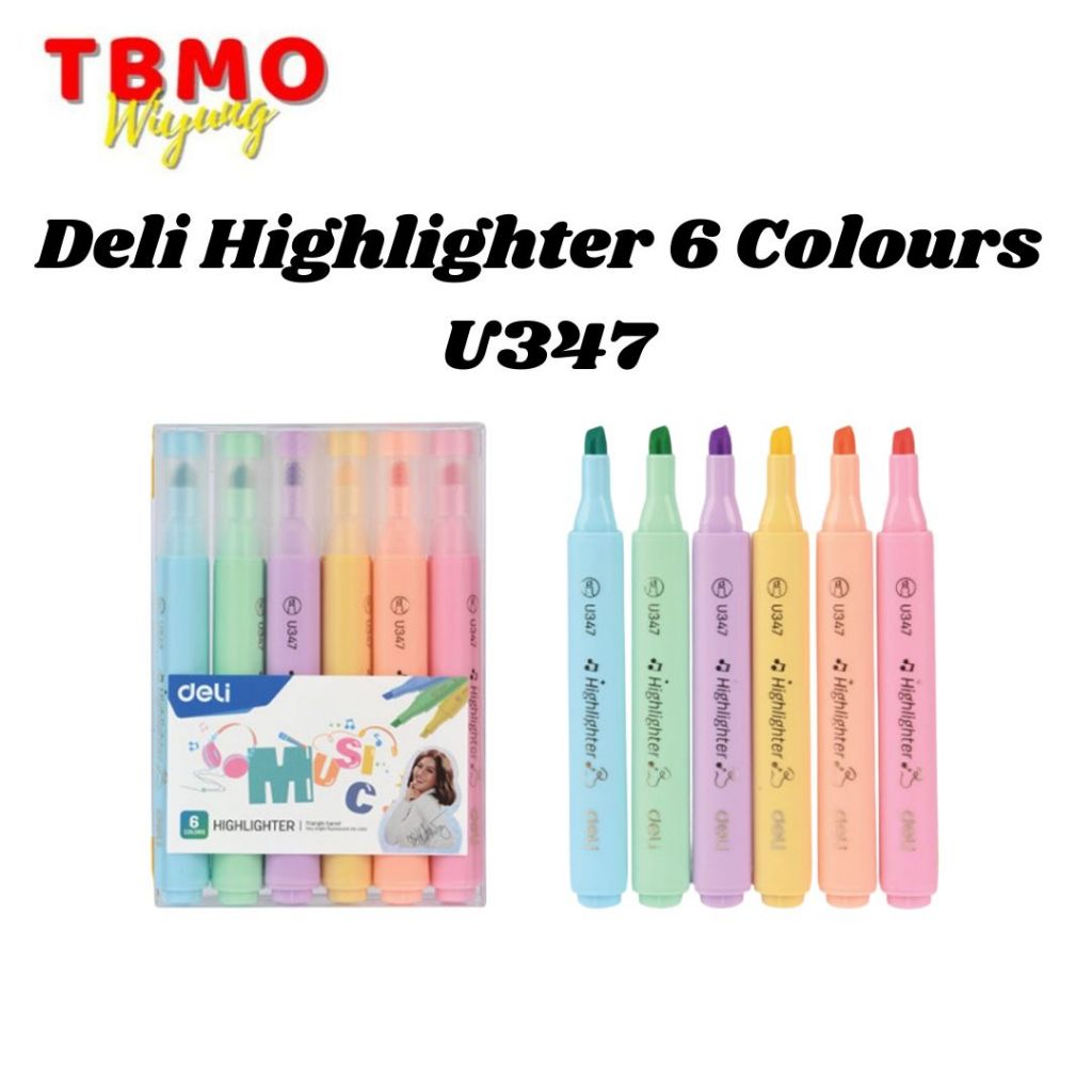 

Tbmo Deli Highlighter 6 Colors U347