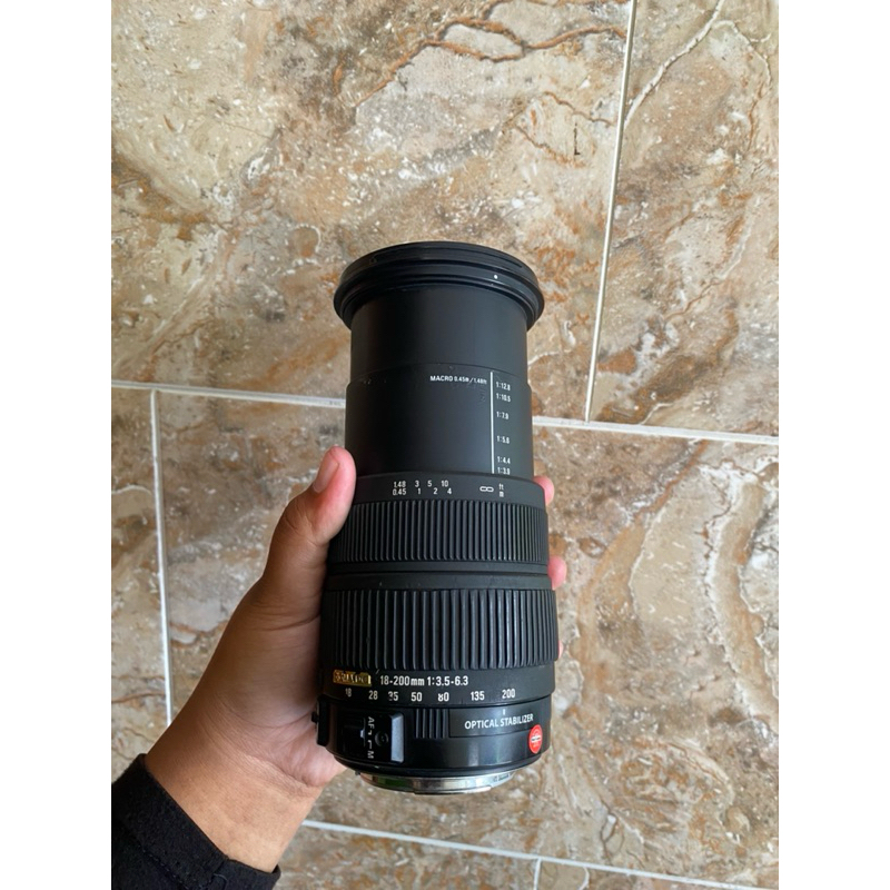 LENSA Tele Sigma DC 18 200mm Lensa SAPUJAGAD Tele Zoom