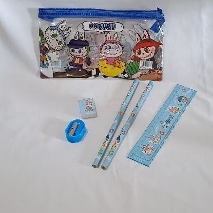 

Paket Alat Tulis Labubu lengkap Pouch