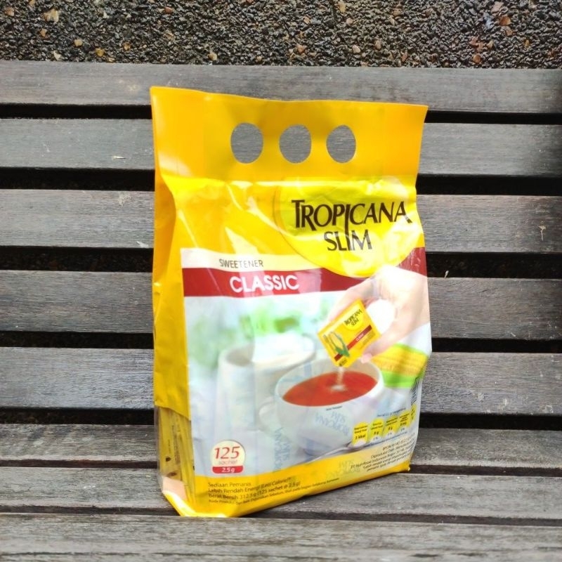 

TROPICANA SLIM CLASSIC 125 sachet - gula diabetes cocok. utk. 50 th keatas