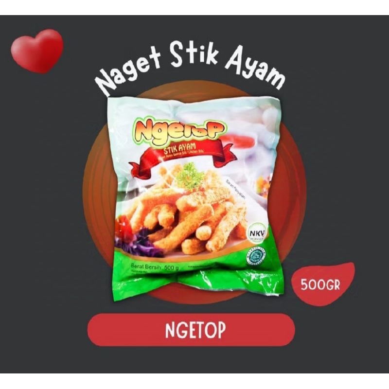 

NGE TOP Chicken Nagget Stick 500gr