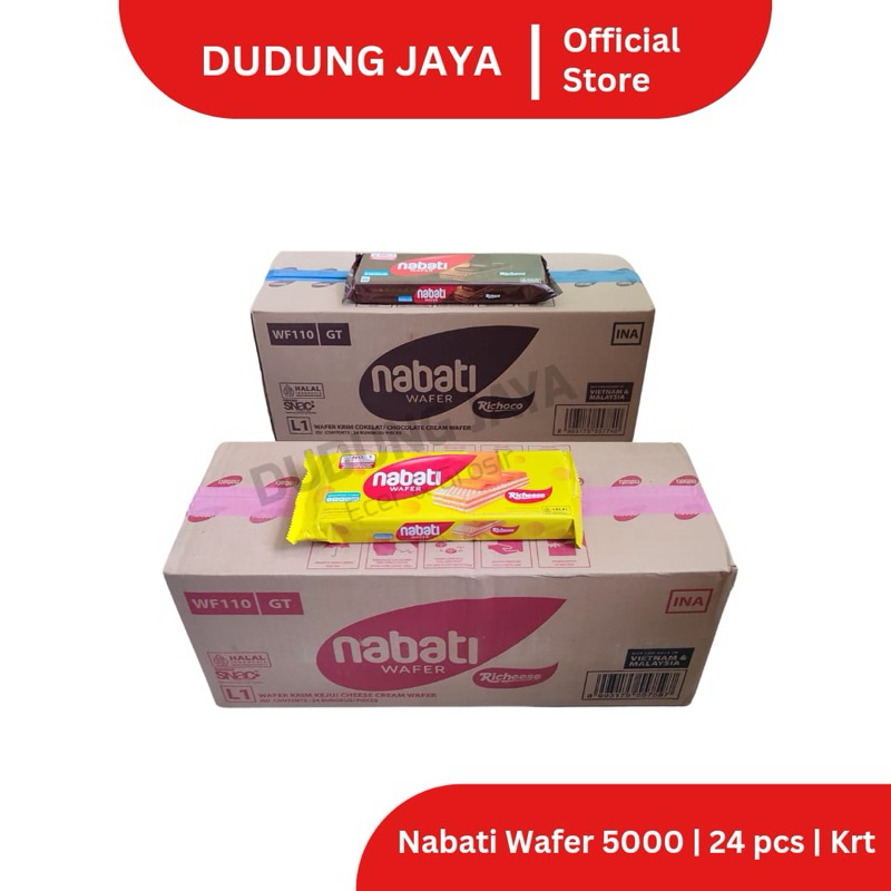 

NABATI WAFER 1 KARTON/DUS 110gr / 5000an ISI 24PCS