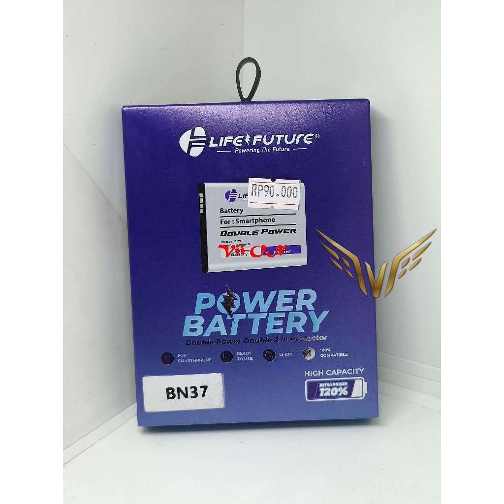 BATTERY/Baterai/Batre ORI LIFE FUTURE BN37 Redmi 6/6A