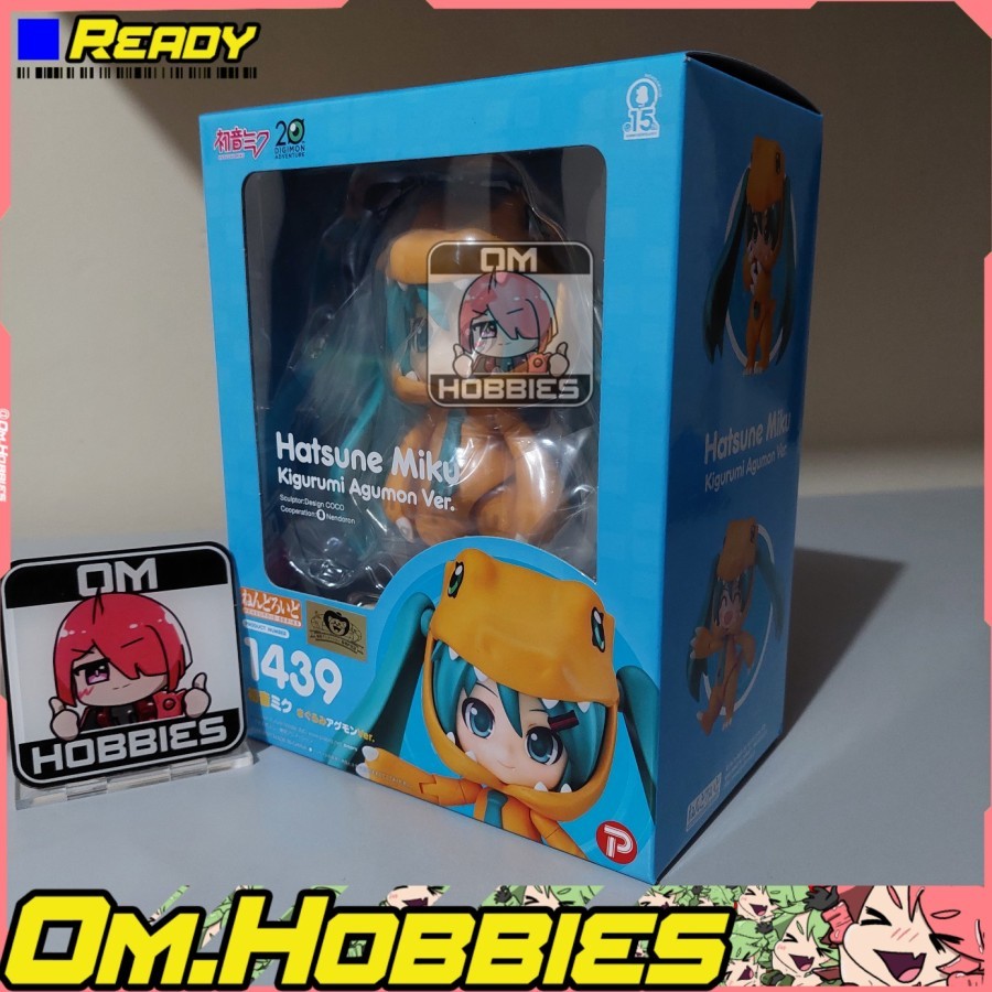 Nendoroid 1439 Hatsune Miku Kigurumi Agumon Ver. Ori