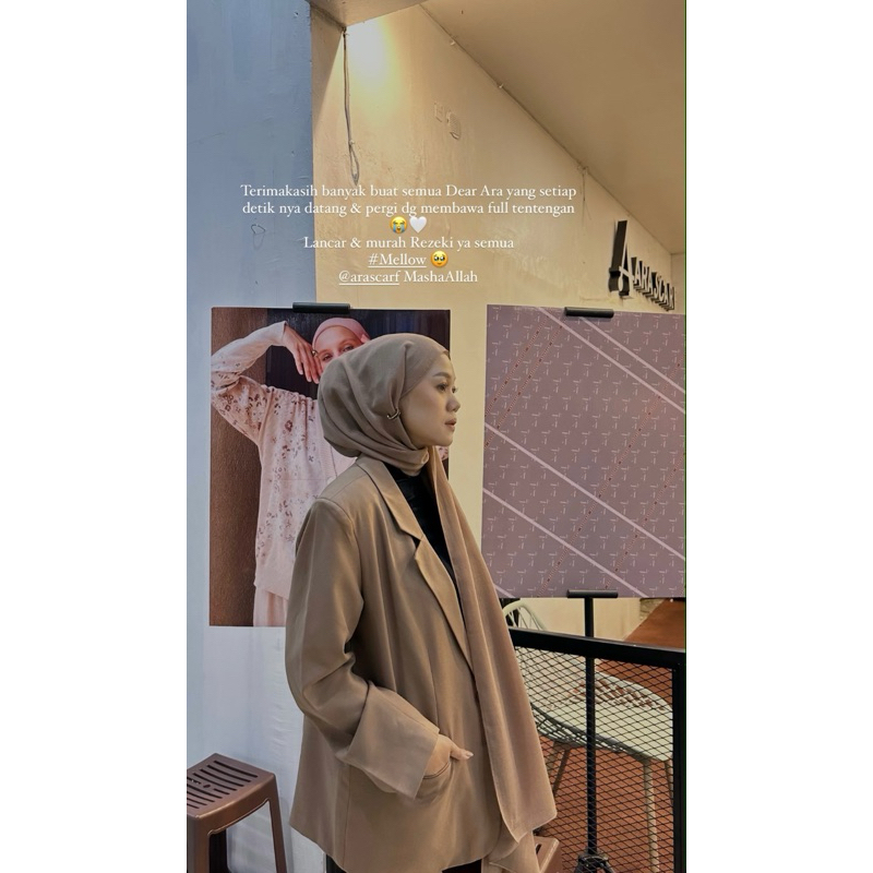 COTTON SCARF PASHMINA ARASCARF