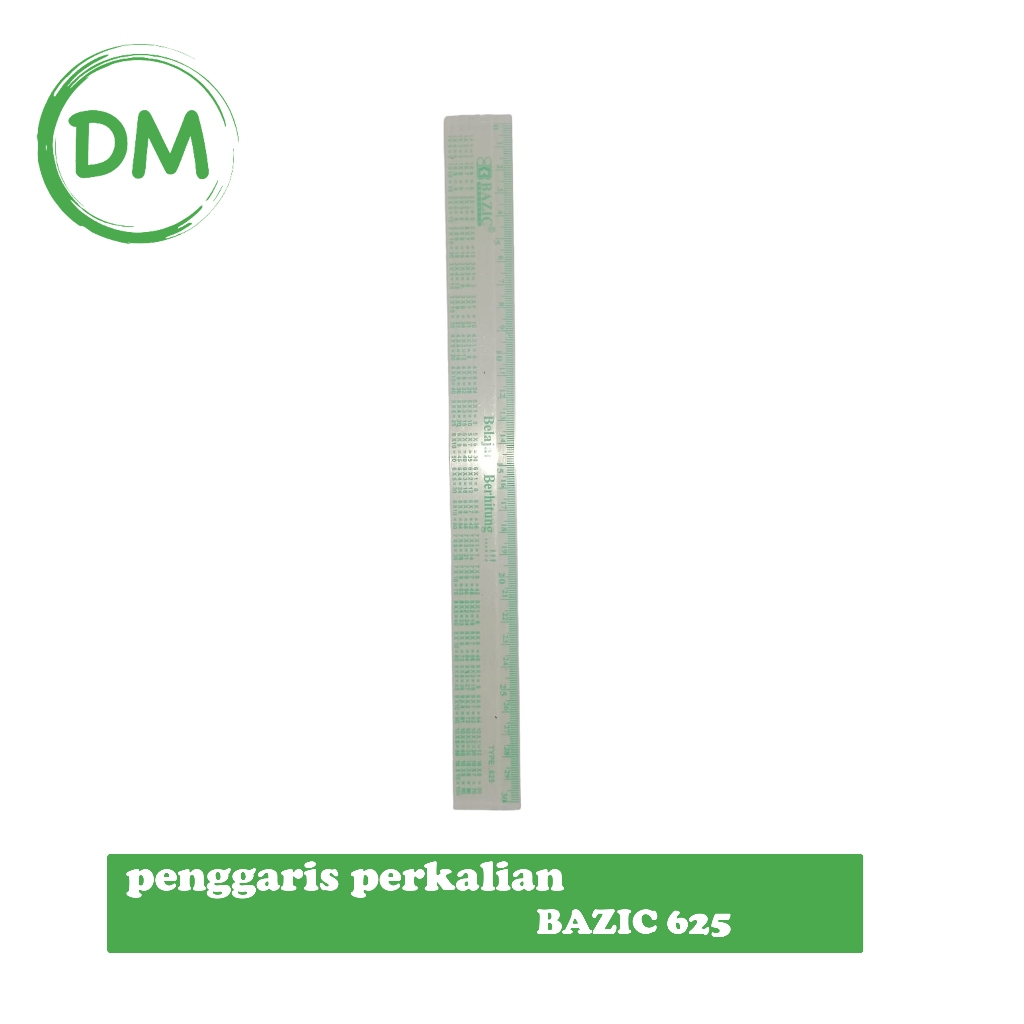 

Penggaris perkalian 625 Bazic