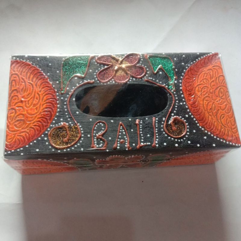 kotak tisu antik souvenir khas bali kotak tissue kayu