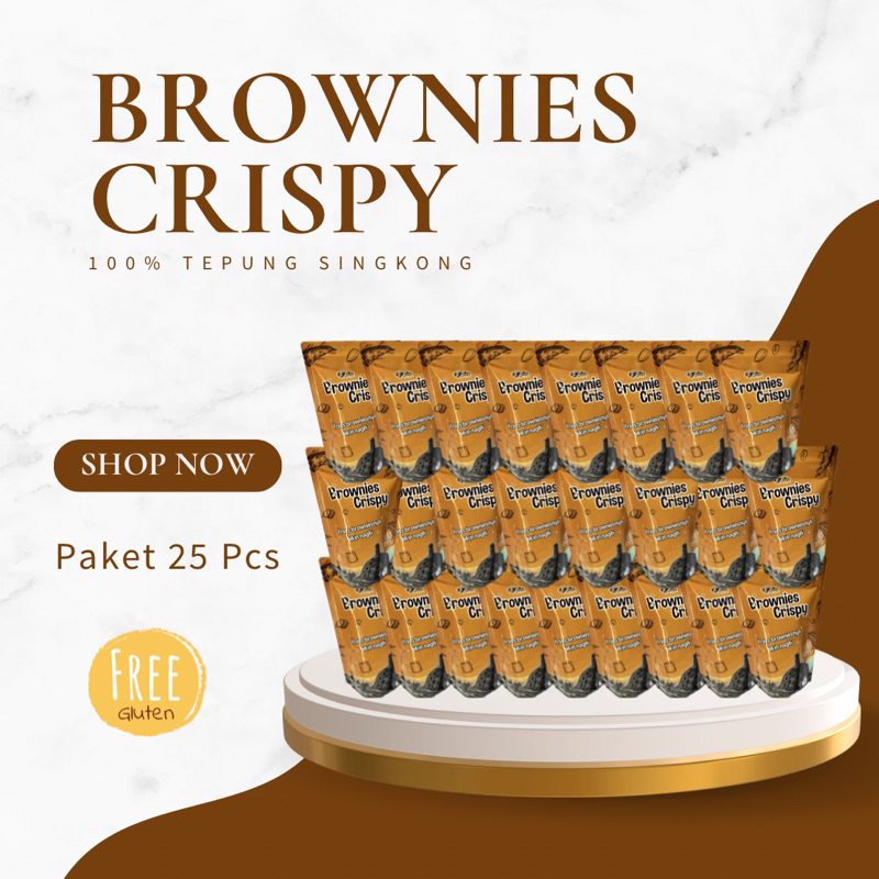 

Brownies Crispy Gluten Free 25 pcs