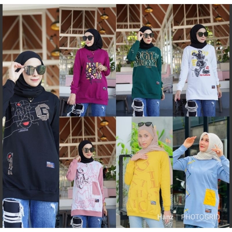 Kaos Wanita Premium GYL AUTHENTIC ORIGINAL Slit Ban Series