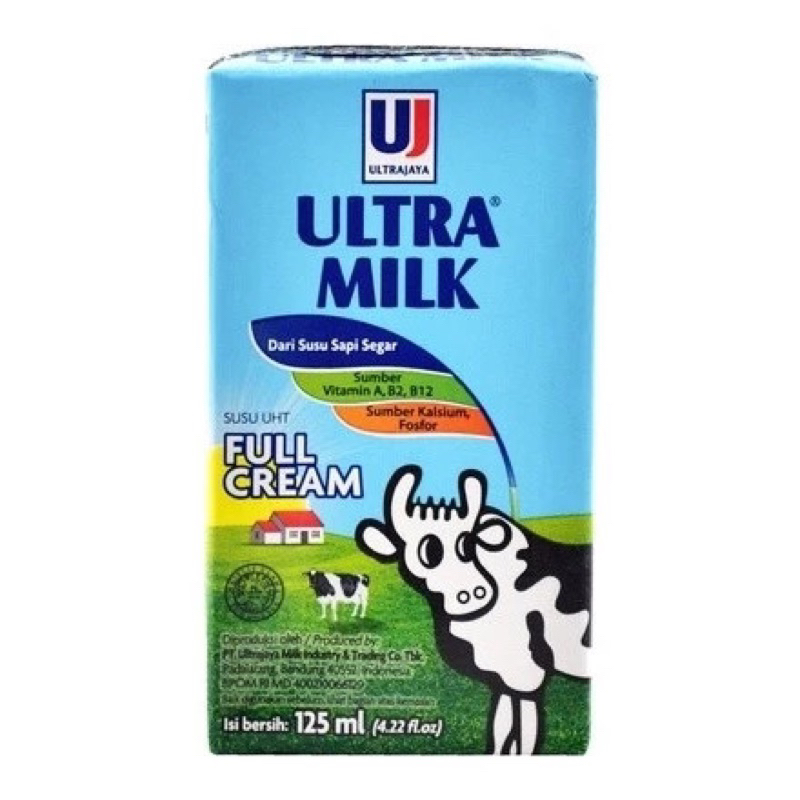 

Susu Ultra Milk 125 ml Full Cream