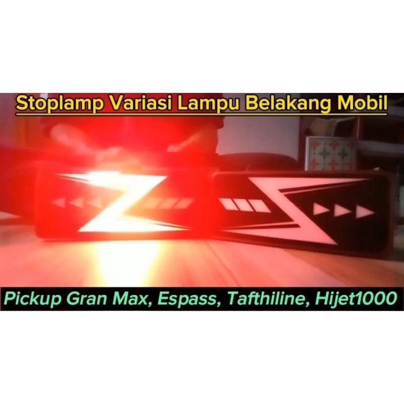 (SEPASANG) stoplamp variasi lampu rem lampu belakang mobil pick-up Daihatsu GRAN MAX, ESPASS Pickup,