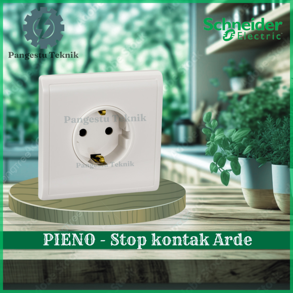 Schneider PIENO Stop Kontak Arde Schuko
