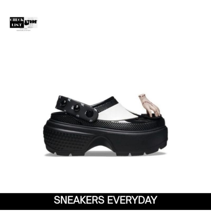 CROCS WEDNESDAY STOMP CLOG ORIGINAL 100% (UNISEX) 210214-001 BLACK