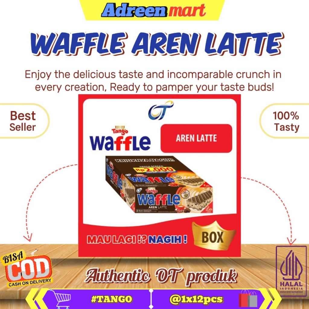 

[ OT ] Tango Waffle Cookiez & Cream /aren latte - 1 Pack 12 Pcs