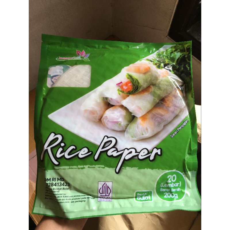 

RICE PAPER BULAT ISI 20 LEMBAR | JAVA RICE PAPER | HALAL