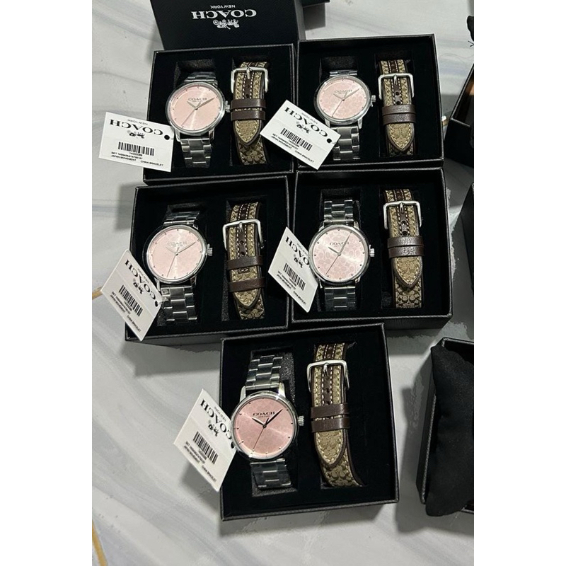 jam coach grand woman watch gift set pink logo 14000088