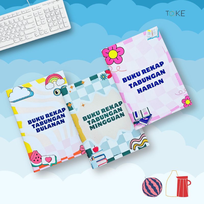 

Buku Rekap Tabungan Harian / Buku Rekap Bulanan / Rekap Mingguan / Buku Catatan Tabungan
