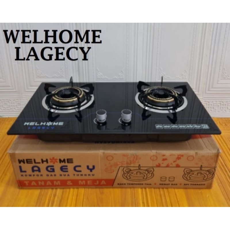 Kompor tanam 2 tungku welhome