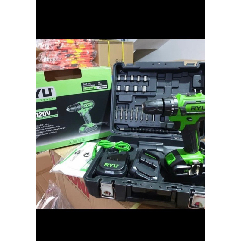 Bor Cordless Ryu 20V RCI120V / Bor Baterai 20V