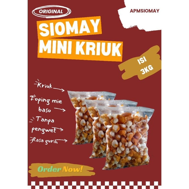 

siomay mini kriuk 3kg