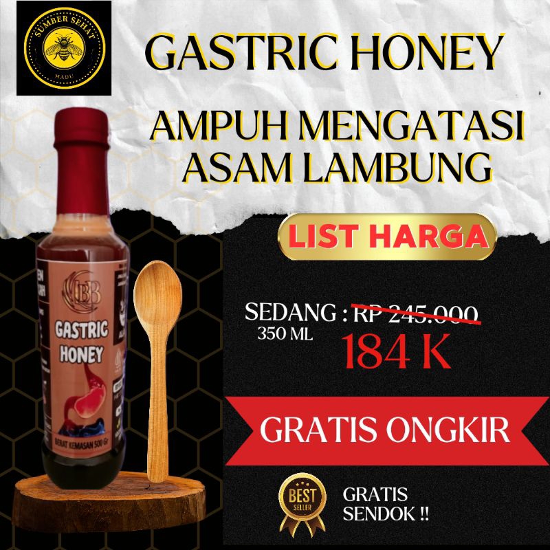 

[PROMO SPESIAL] Madu Hutan Asli Penurun Asam Lambung | 350ml