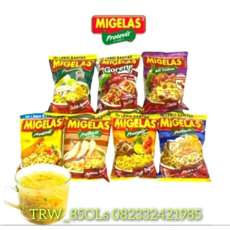 

Mie Gelas Sachet 30gr 4 Varian Rasa