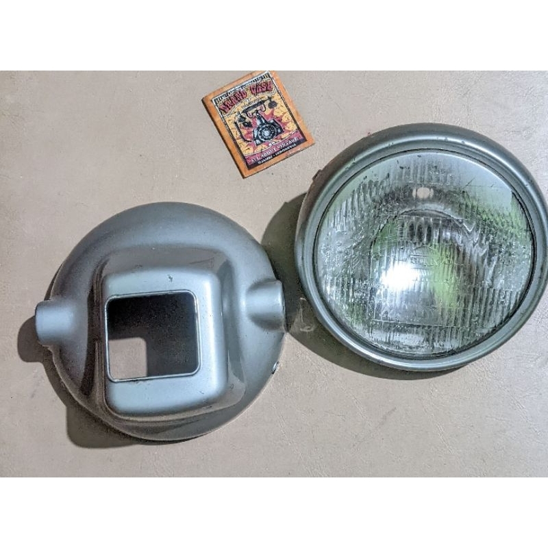 lampu depan reflector lampu batok lampu depan Honda Tiger lama Tiger lawas original gading