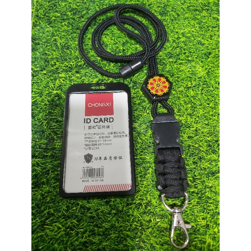 

lanyard id card tali gantungan hexa holder custom logo intel cakra polri roda intel