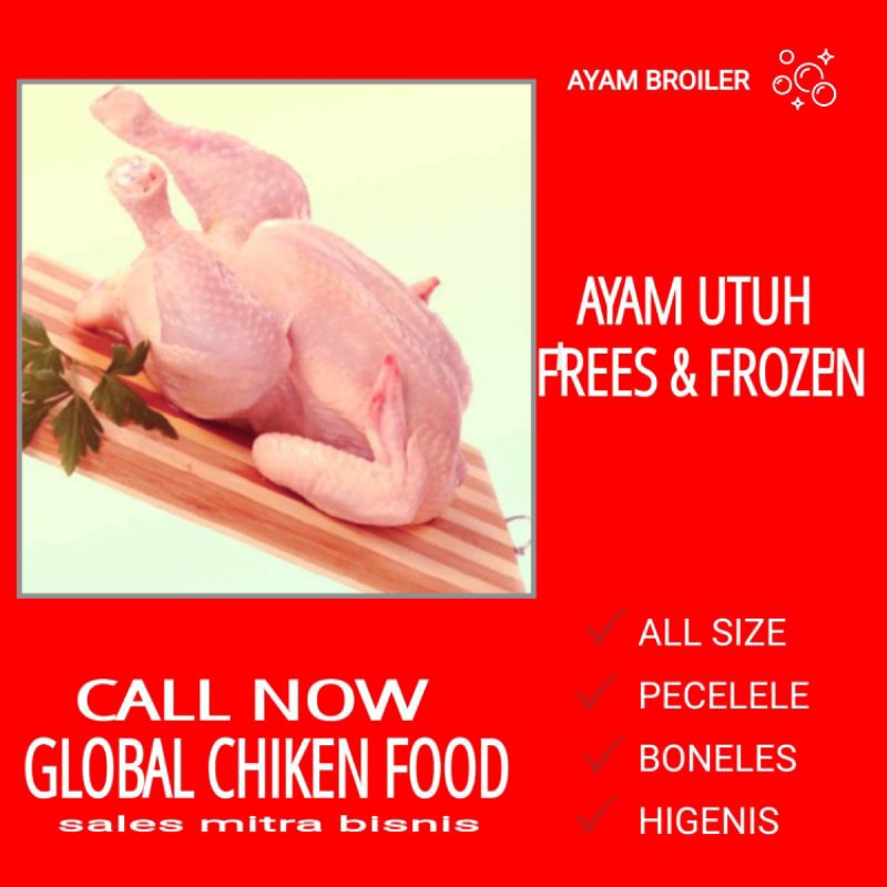 

DAGING AYAM FREES & FROZEN KARKAS UTUH AYAM BAKAR AYAM SEGAR HIGENIS #cafe #resto #catring #kuliner #brandfreedchiken