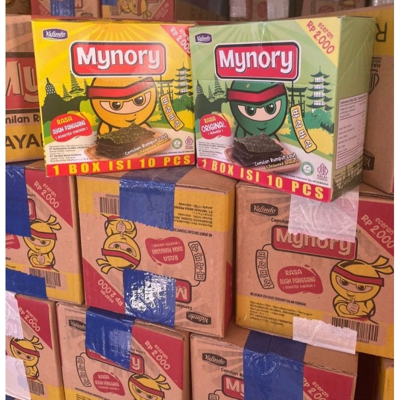 

Mynory Rumput Laut isi 10x4gr per box