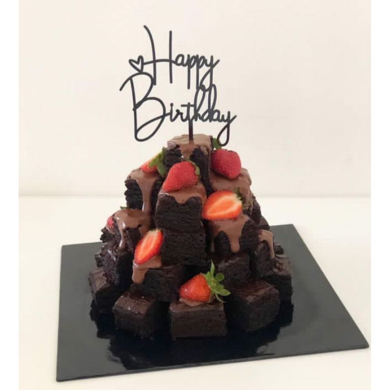 

Brownies Tower Isi 25 Jumbo / Fudgy Brownies