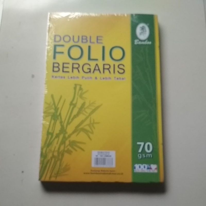 

Kertas Double Folio Bergaris 70 gsm