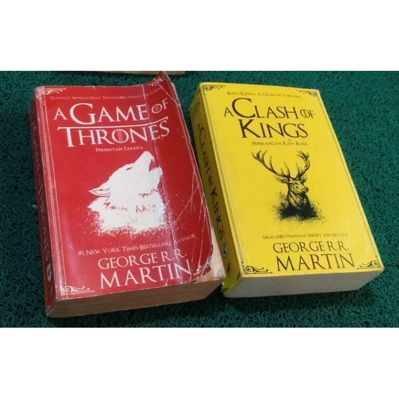 NOVEL AClash of KING dan A GAME of THRONES ( bhs indonesia)
