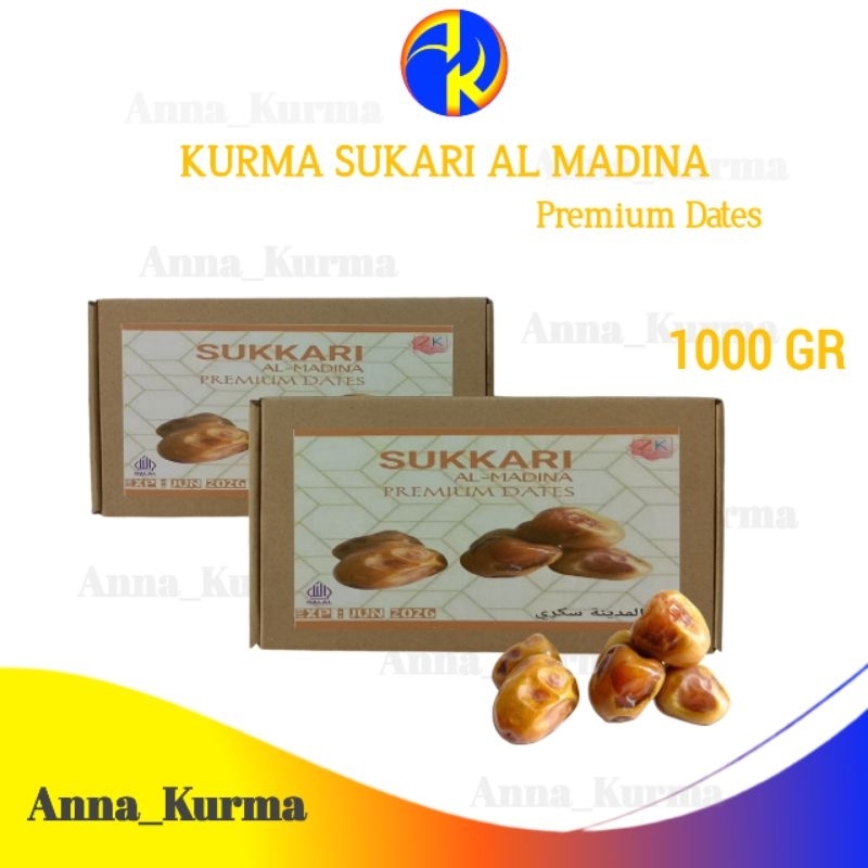 

Kurma Sukari Al Qassim 1 Kg Kurma Sukari Al Madina Premium