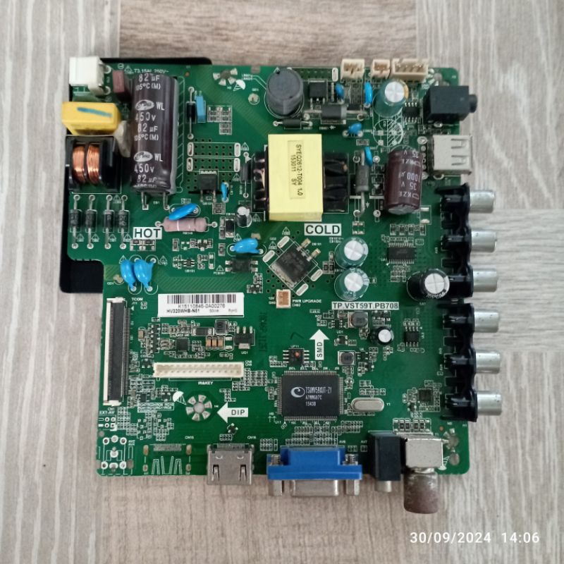 MB MOBO MAINBOARD MODULE MESIN TV IKEDO 32INCH