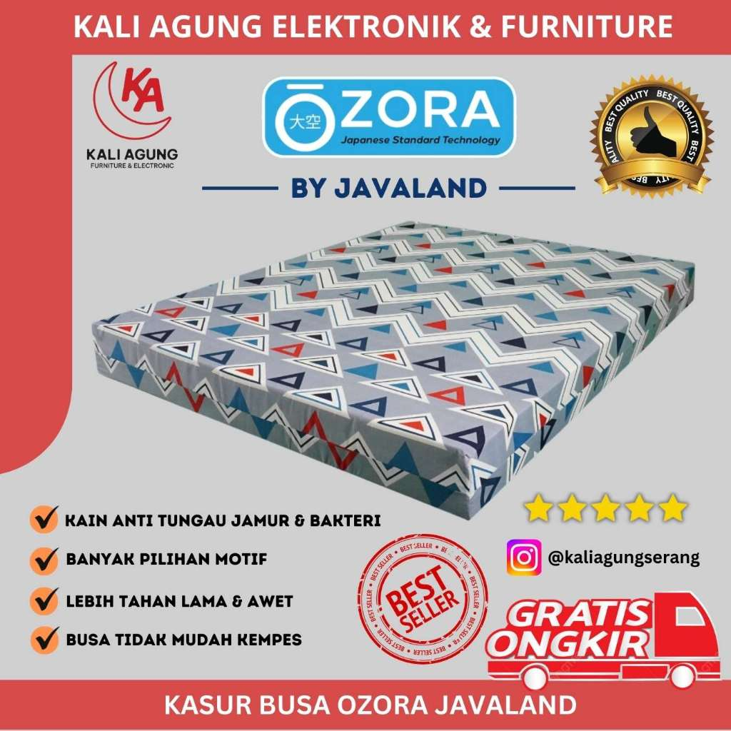 KASUR BUSA OZORA JAVALAND TEBAL 20 / 160X200 / KASUR STANDAR BUSA EMPUK / KASUR ONLY