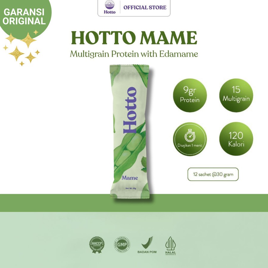 

Hotto Mame Multigrain Tinggi Protein Edamame - 1 Pouch
