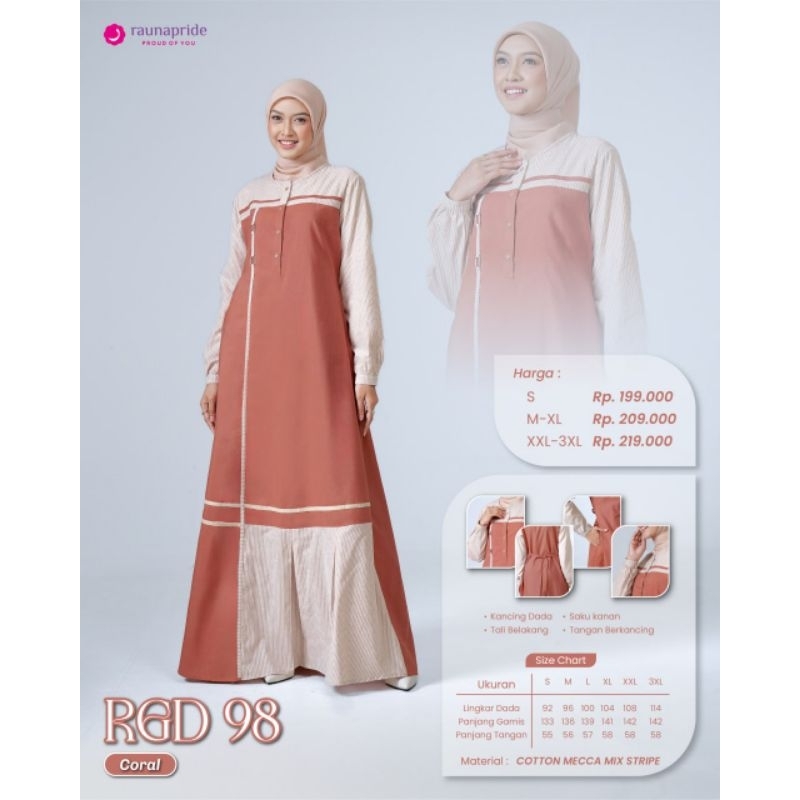 RAUNA RGD 98   - GAMIS MURAH - GAMIS DEWASA