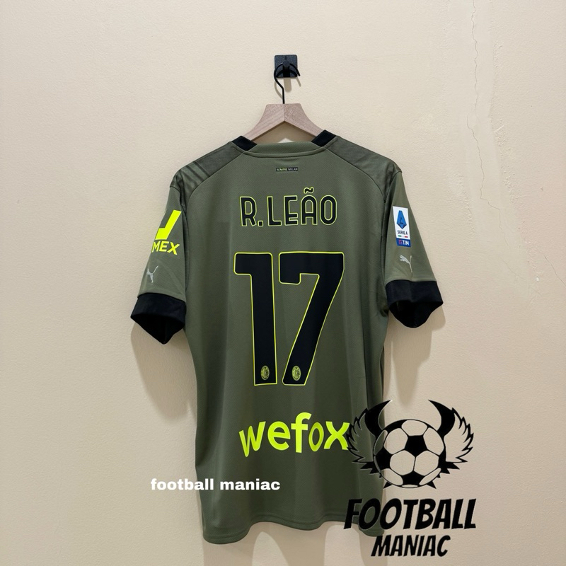 Jersey Original AC Milan 3rd 2022/2023 Serie A Version R.Leao #17
