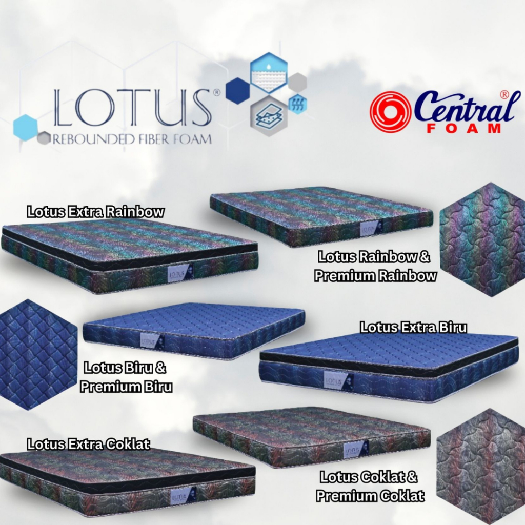 Kasur Busa Rebounded CENTRAL LOTUS - Semarang