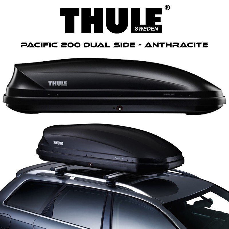 Thule Roof Box Pacific 200 Dual Side Original Sweden